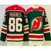 Men New Stitched Jersey Devils #86 Jack Hughes Green 2021 Reverse Retro Authentic Stitched Jersey