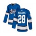 Men Adidas Winnipeg Jets #28 Jack Roslovic Premier Blue Alternate NHL Jersey