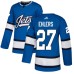 Men Adidas Winnipeg Jets #27 Nikolaj Ehlers Authentic Blue Alternate NHL Jersey