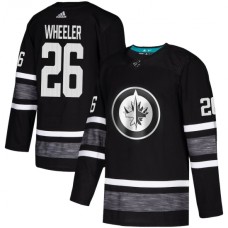 Men Adidas Winnipeg Jets #26 Blake Wheeler Black 2019 All-Star Game Parley Authentic Stitched NHL Jersey