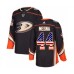 Men Adidas Anaheim Ducks #44 Jaycob Megna Authentic Black USA Flag Fashion NHL Jersey