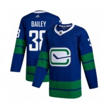 Men Vancouver Canucks #38 Justin Bailey Authentic Royal Blue Alternate Hockey Stitched Jersey